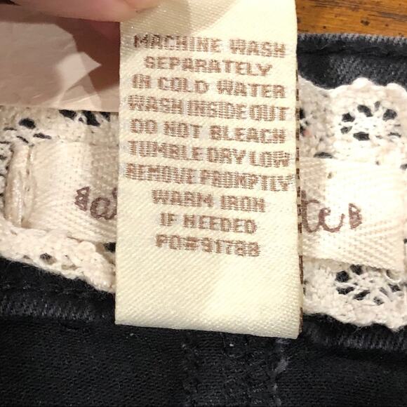 Alter’d State Hendrix black denim mini-skirt size XS - Picture 9 of 9